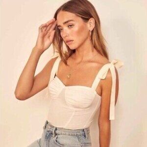 Reformation Marsala Ivory Bodysuit